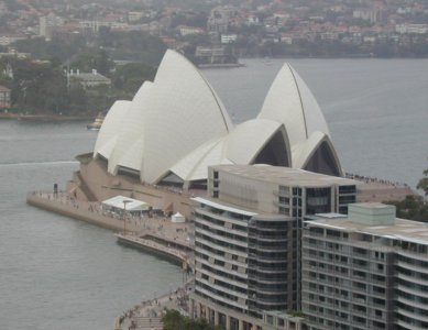 The Sydney Opera House from our room in the Renaissance Hotel