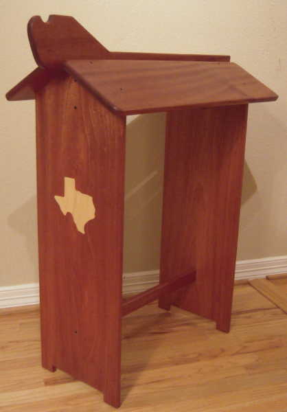 Sipo saddle stand with Texas inlay 1724